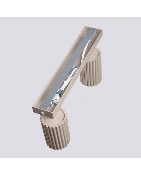 Plafon KARBON 2 taupe Sollux SL.1763