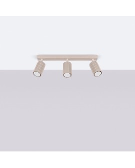 Plafon KARBON 3L taupe Sollux SL.1764