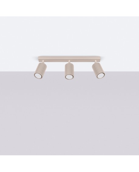 Plafon KARBON 3L taupe Sollux SL.1764