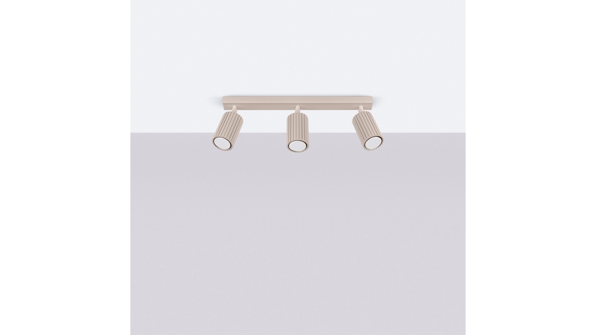 Plafon KARBON 3L taupe Sollux SL.1764