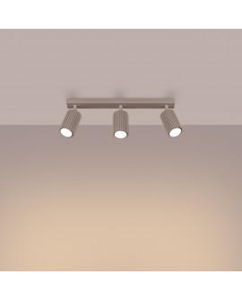 Plafon KARBON 3L taupe Sollux SL.1764