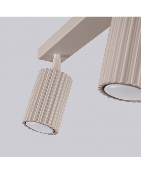 Plafon KARBON 3L taupe Sollux SL.1764