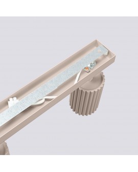 Plafon KARBON 3L taupe Sollux SL.1764