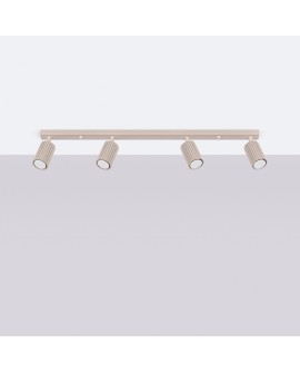 Plafon KARBON 4L taupe Sollux SL.1765