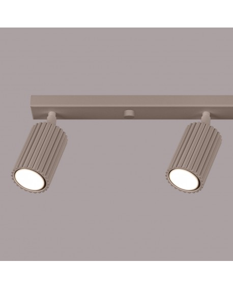 Plafon KARBON 4L taupe Sollux SL.1765