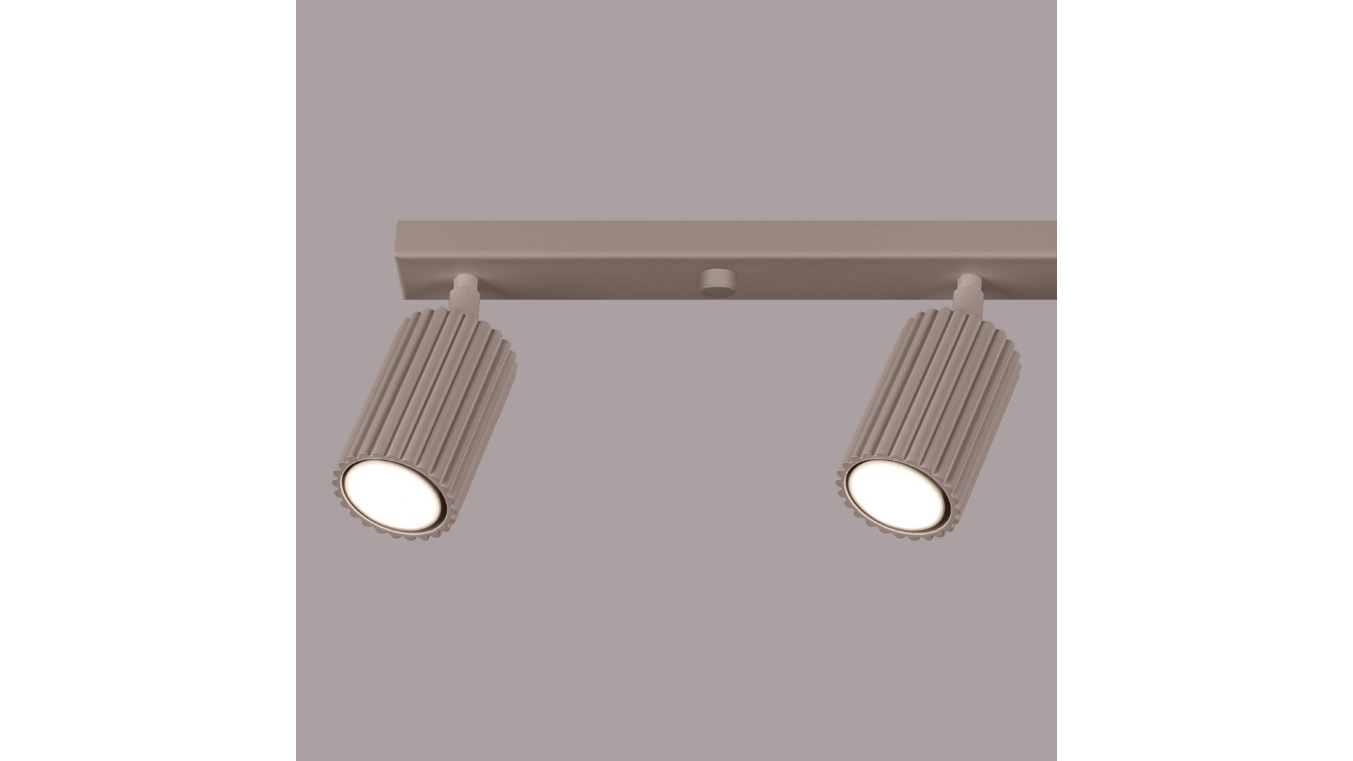 Plafon KARBON 4L taupe Sollux SL.1765