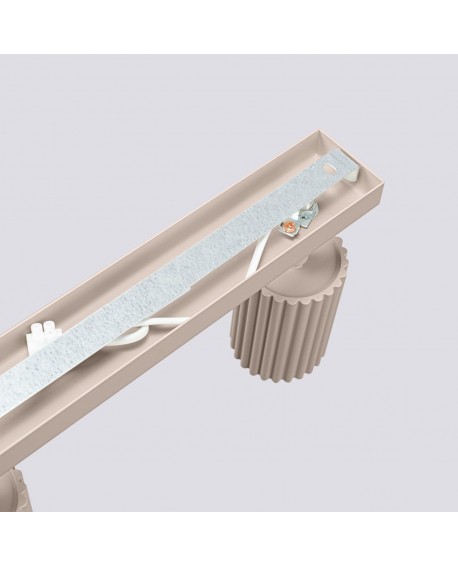 Plafon KARBON 4L taupe Sollux SL.1765