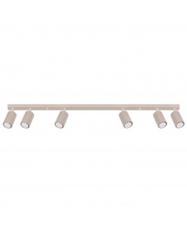 Plafon KARBON 6L taupe Sollux SL.1766