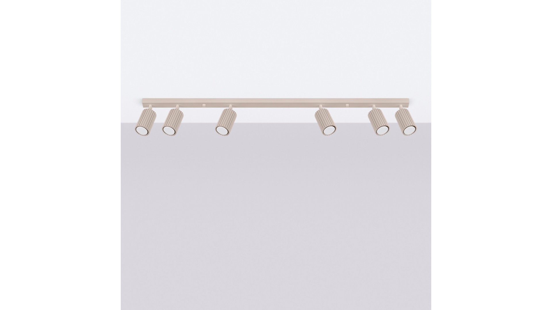 Plafon KARBON 6L taupe Sollux SL.1766