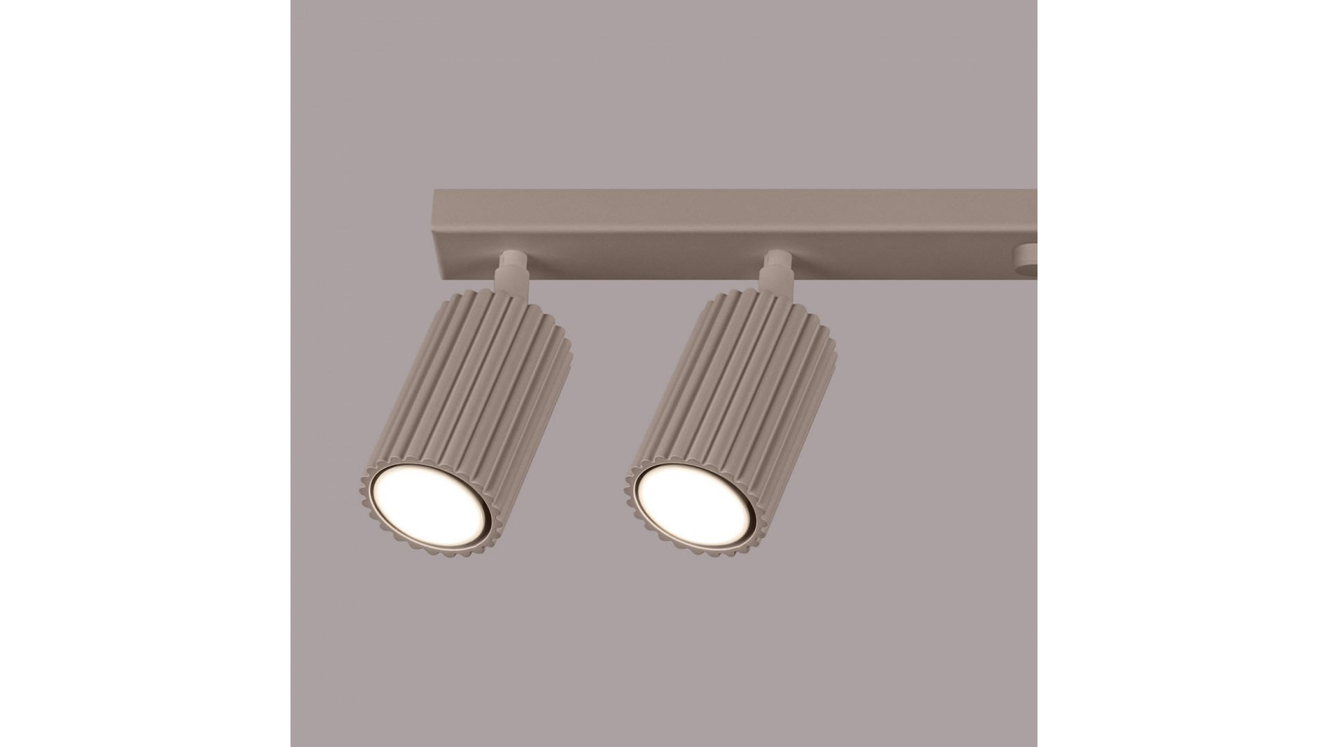 Plafon KARBON 6L taupe Sollux SL.1766
