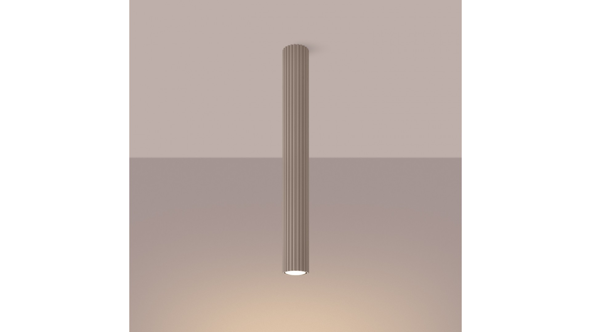 Plafon KARBON 60 taupe Sollux SL.1767