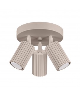 Plafon KARBON 3P taupe Sollux SL.1768