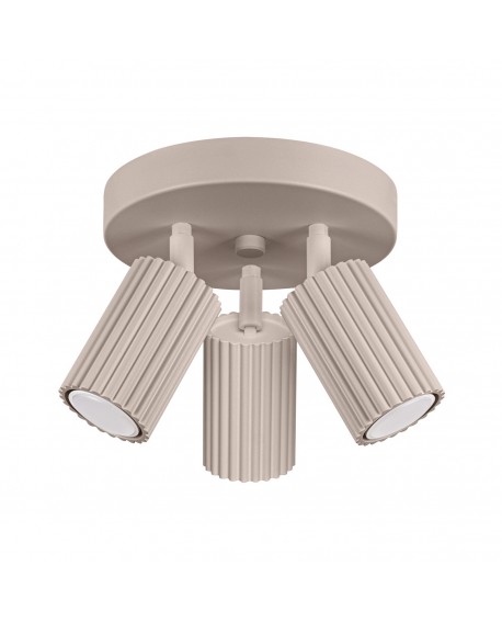 Plafon KARBON 3P taupe Sollux SL.1768