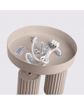 Plafon KARBON 3P taupe Sollux SL.1768