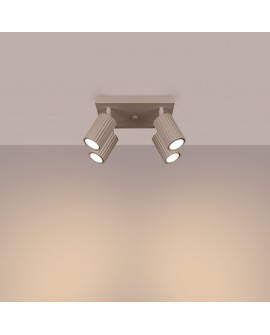 Plafon KARBON 4 taupe Sollux SL.1769