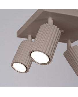 Plafon KARBON 4 taupe Sollux SL.1769