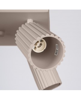 Plafon KARBON 4 taupe Sollux SL.1769