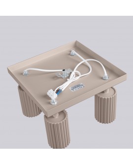 Plafon KARBON 4 taupe Sollux SL.1769