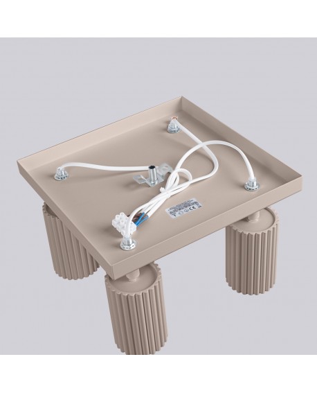 Plafon KARBON 4 taupe Sollux SL.1769