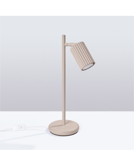 Lampa biurkowa KARBON taupe Sollux SL.1770