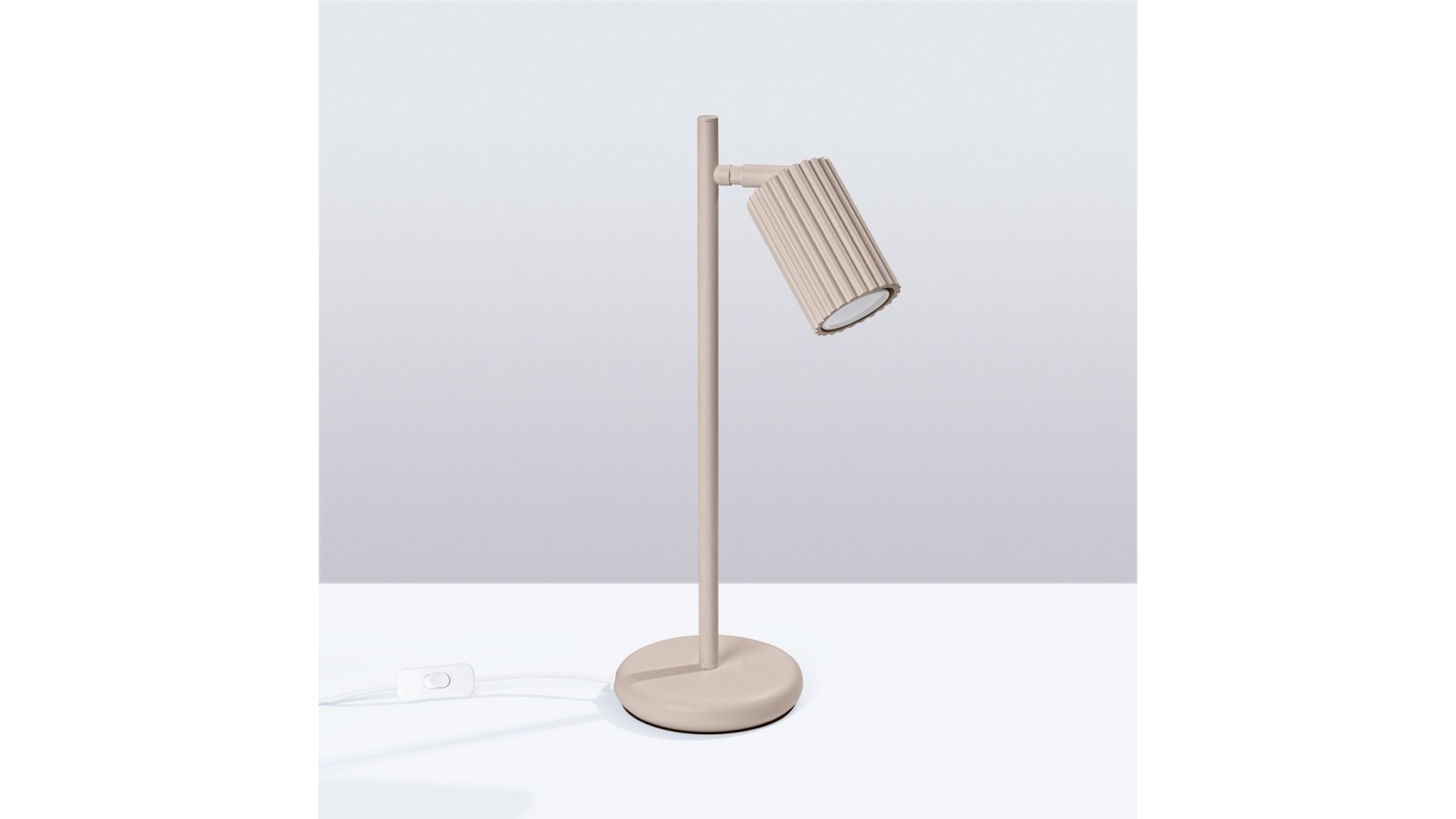 Lampa biurkowa KARBON taupe Sollux SL.1770