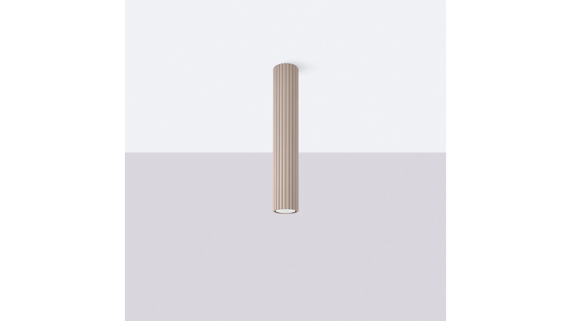 Plafon KARBON 40 taupe Sollux SL.1772