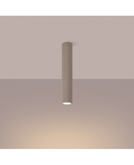 Plafon KARBON 40 taupe Sollux SL.1772