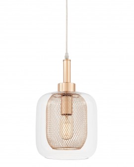 LAMPA WISZĄCA NOWOCZESNA ZŁOTA BESSA LUMINA DECO