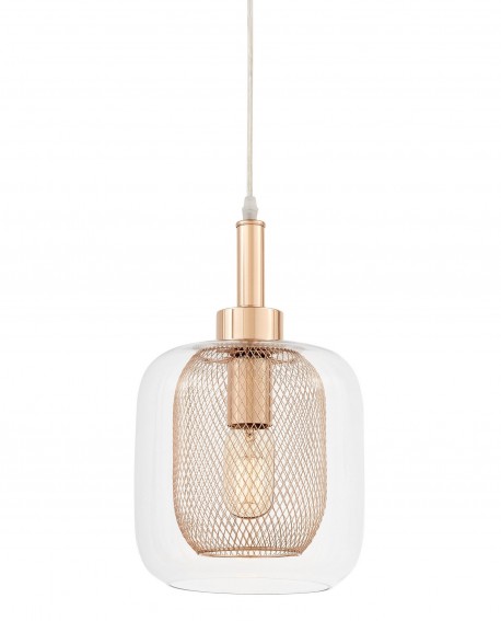 LAMPA WISZĄCA NOWOCZESNA ZŁOTA BESSA LUMINA DECO