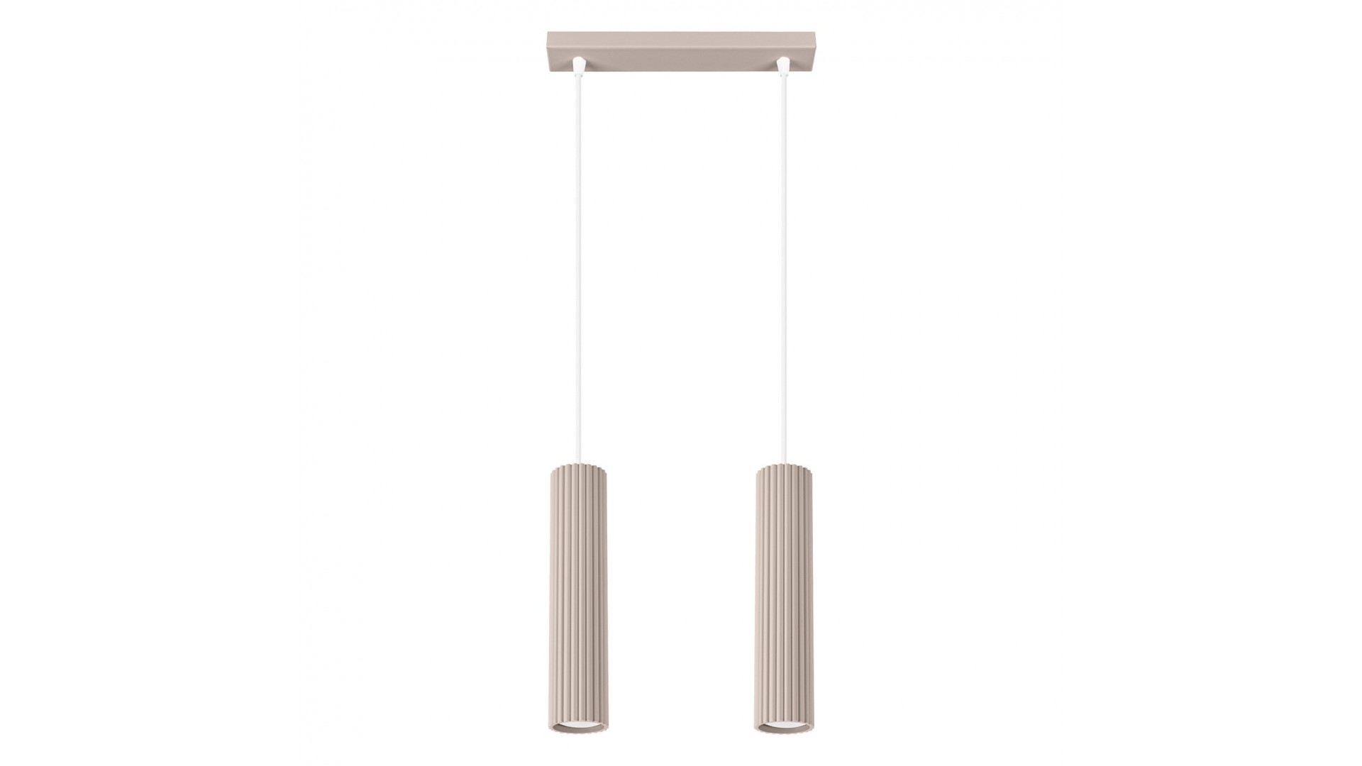 Lampa wisząca KARBON 2 taupe Sollux SL.1773