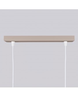 Lampa wisząca KARBON 2 taupe Sollux SL.1773