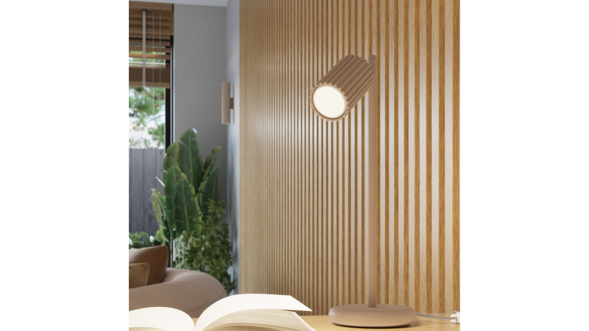 Lampa wisząca KARBON 2 taupe Sollux SL.1773