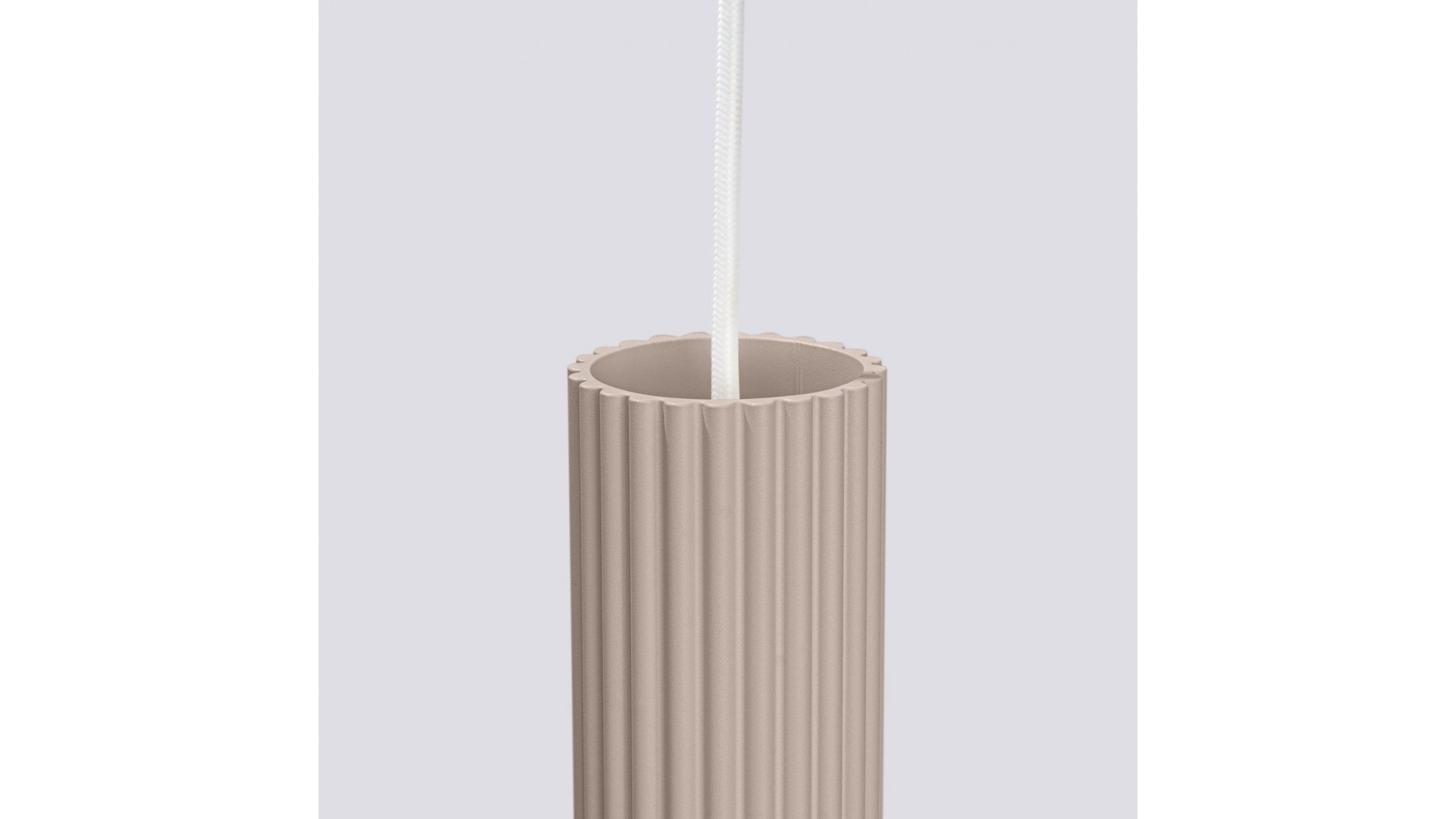 Lampa wisząca KARBON 3L taupe Sollux SL.1774