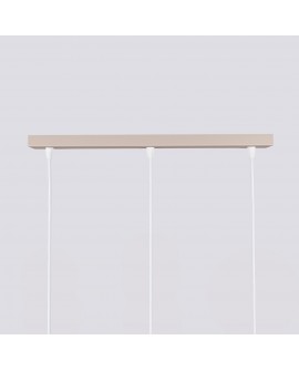 Lampa wisząca KARBON 3L taupe Sollux SL.1774