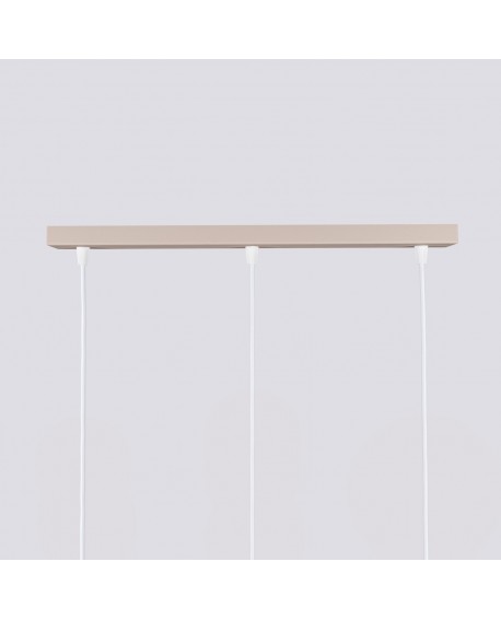 Lampa wisząca KARBON 3L taupe Sollux SL.1774