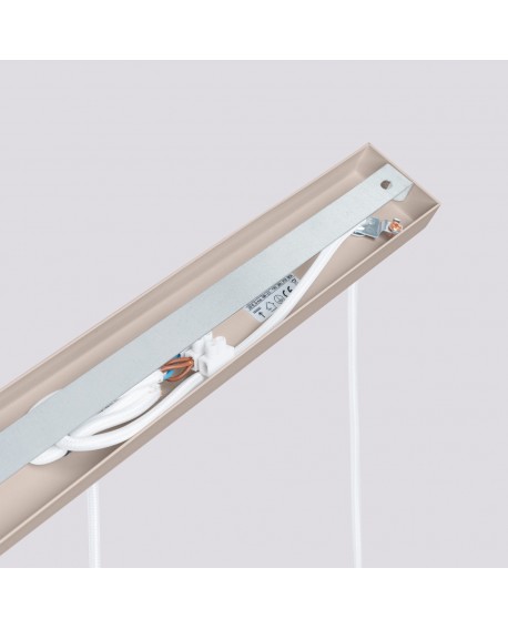 Lampa wisząca KARBON 3L taupe Sollux SL.1774