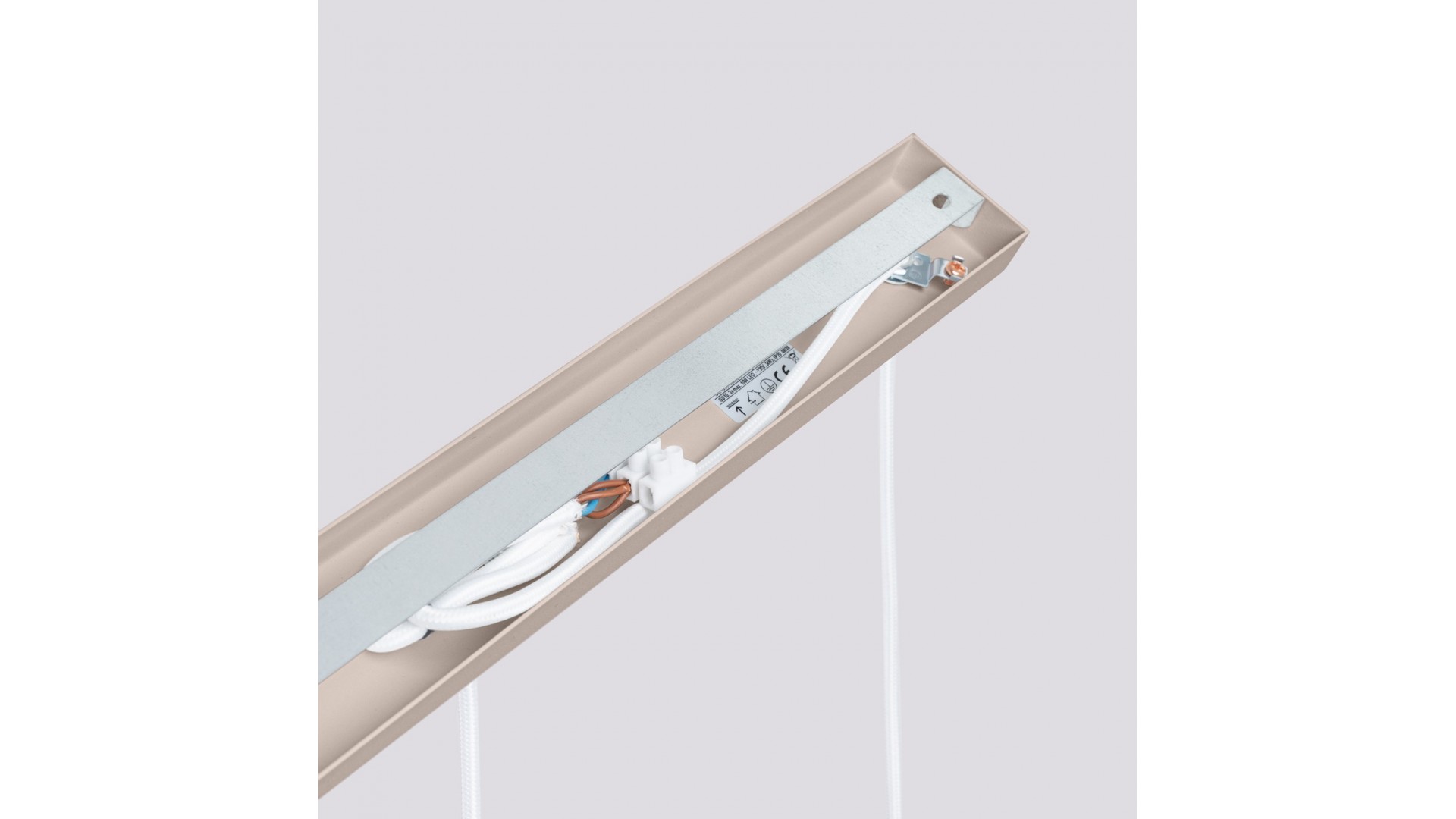 Lampa wisząca KARBON 3L taupe Sollux SL.1774