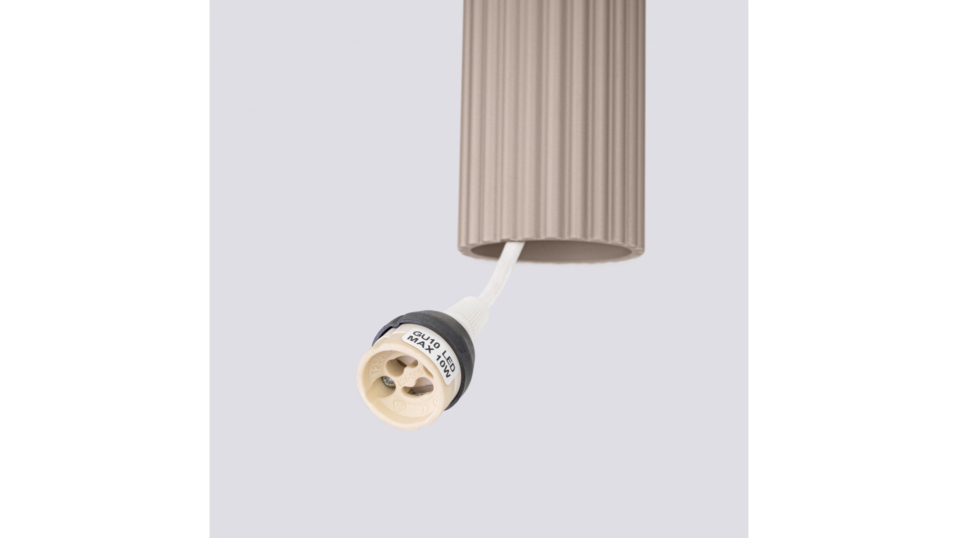 Lampa wisząca KARBON 3P taupe Sollux SL.1775