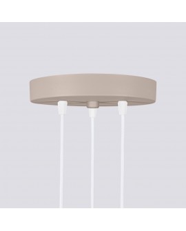 Lampa wisząca KARBON 3P taupe Sollux SL.1775