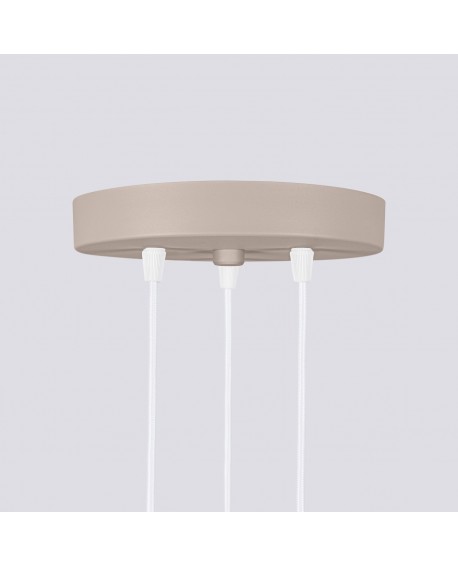 Lampa wisząca KARBON 3P taupe Sollux SL.1775