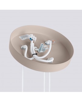 Lampa wisząca KARBON 3P taupe Sollux SL.1775