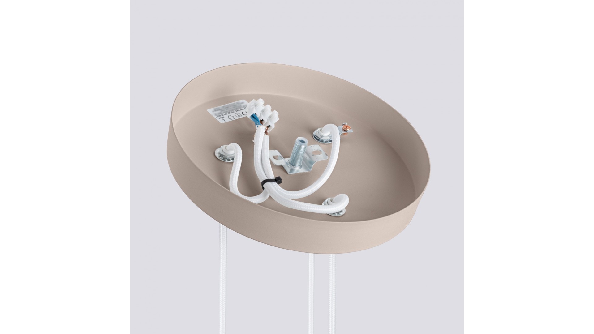Lampa wisząca KARBON 3P taupe Sollux SL.1775