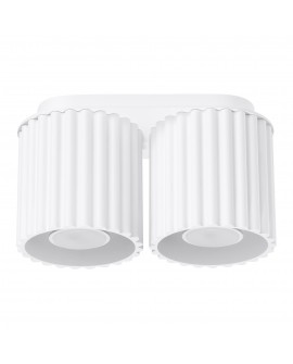 Plafon AURA 2 biały GU10 Sollux SL.1780