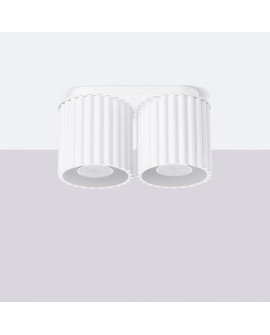 Plafon AURA 2 biały GU10 Sollux SL.1780