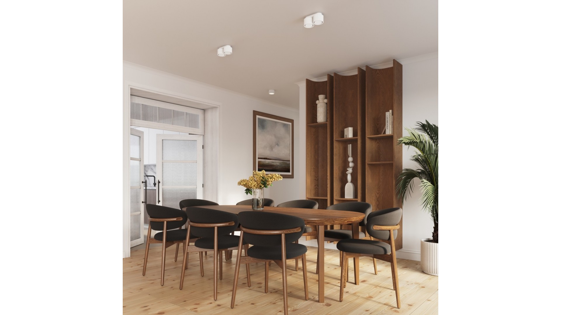 Plafon AURA 1 biały Gx53 Sollux SL.1782