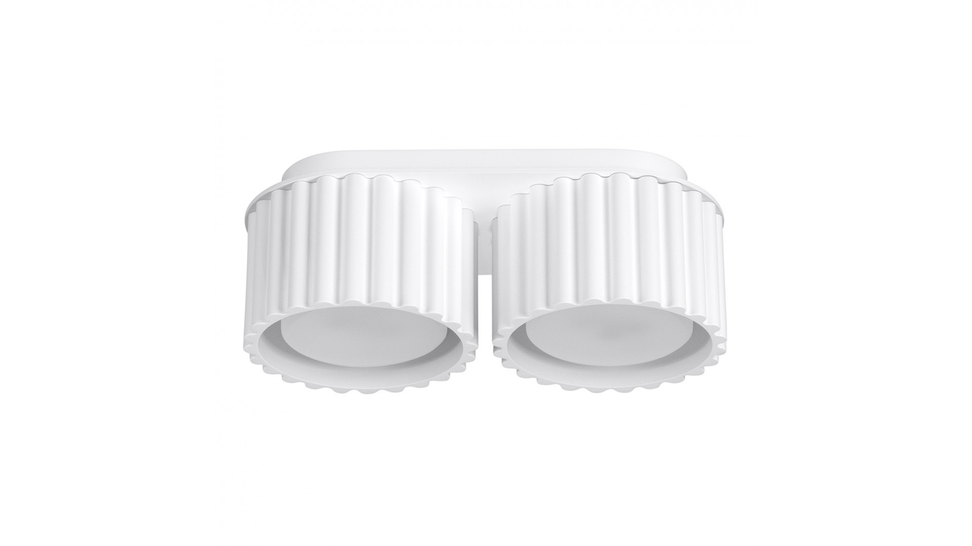 Plafon AURA 2 biały Gx53 Sollux SL.1783
