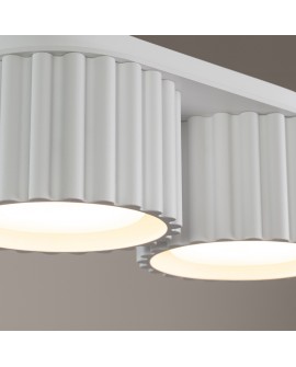 Plafon AURA 2 biały Gx53 Sollux SL.1783