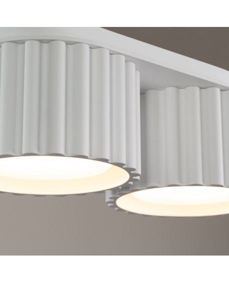 Plafon AURA 2 biały Gx53 Sollux SL.1783