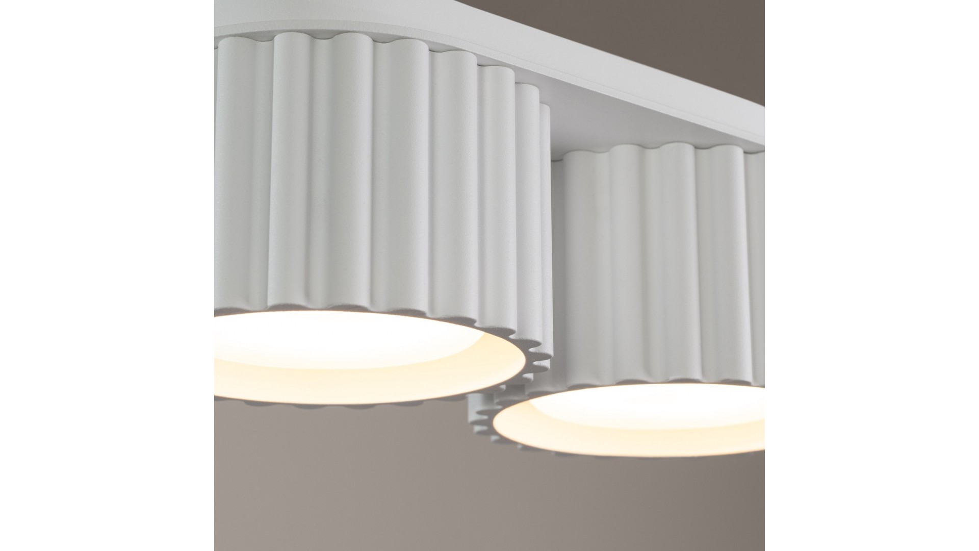 Plafon AURA 2 biały Gx53 Sollux SL.1783