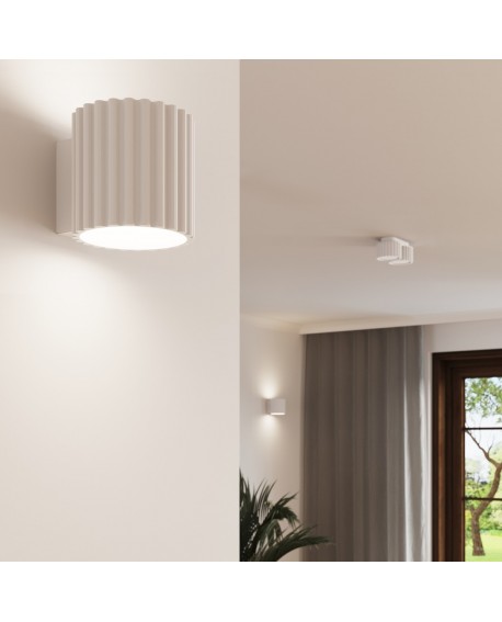 Plafon AURA 2 biały Gx53 Sollux SL.1783